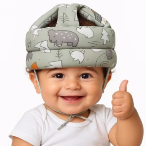 Baby Infant Toddler Helmet No Bump Safety Head Cushion Bumper Bonnet Adjustable Protective Printed Cap Child Safety Head guard for Running Walking Crawling Safety Helmet